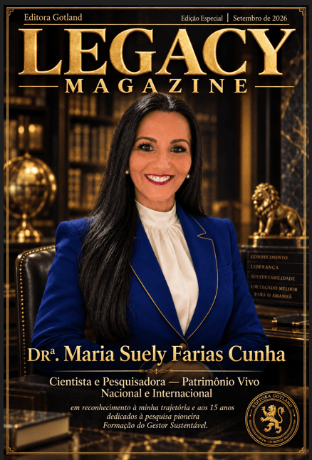 Capa — Revista Legacy Magazine, Vol. 1, n. 4 (22 setembro 2026)